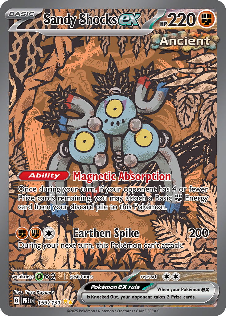 Sandy Shocks ex - Prismatic Evolutions (Special Illustration Rare) [PRE-159] English / Near Mint / Normal
