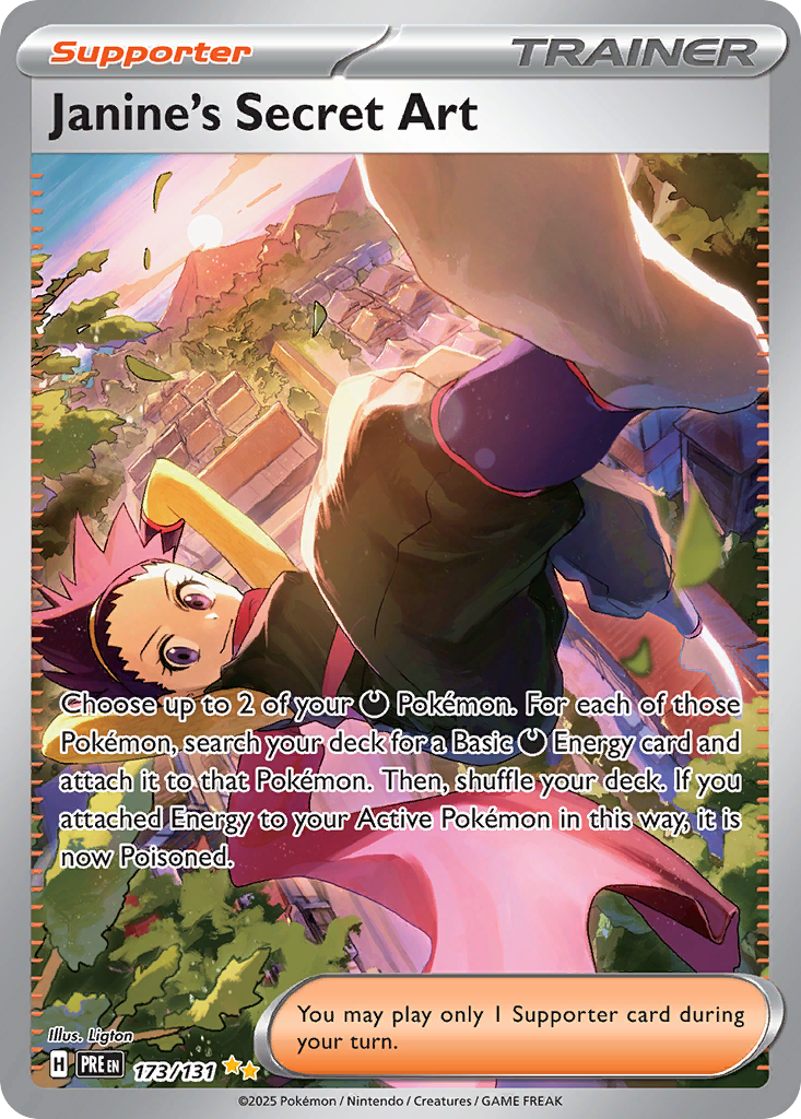 Janine's Secret Art - Prismatic Evolutions (Special Illustration Rare) [PRE-173] English / Near Mint / Normal
