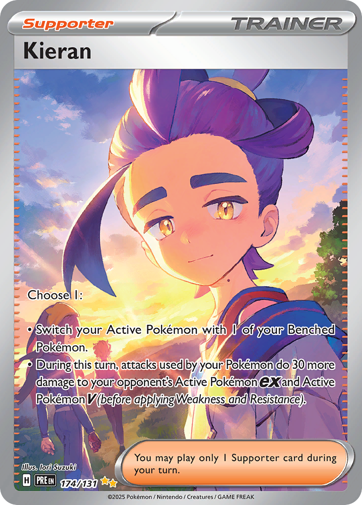 Kieran - Prismatic Evolutions (Special Illustration Rare) [PRE-174] English / Near Mint / Normal