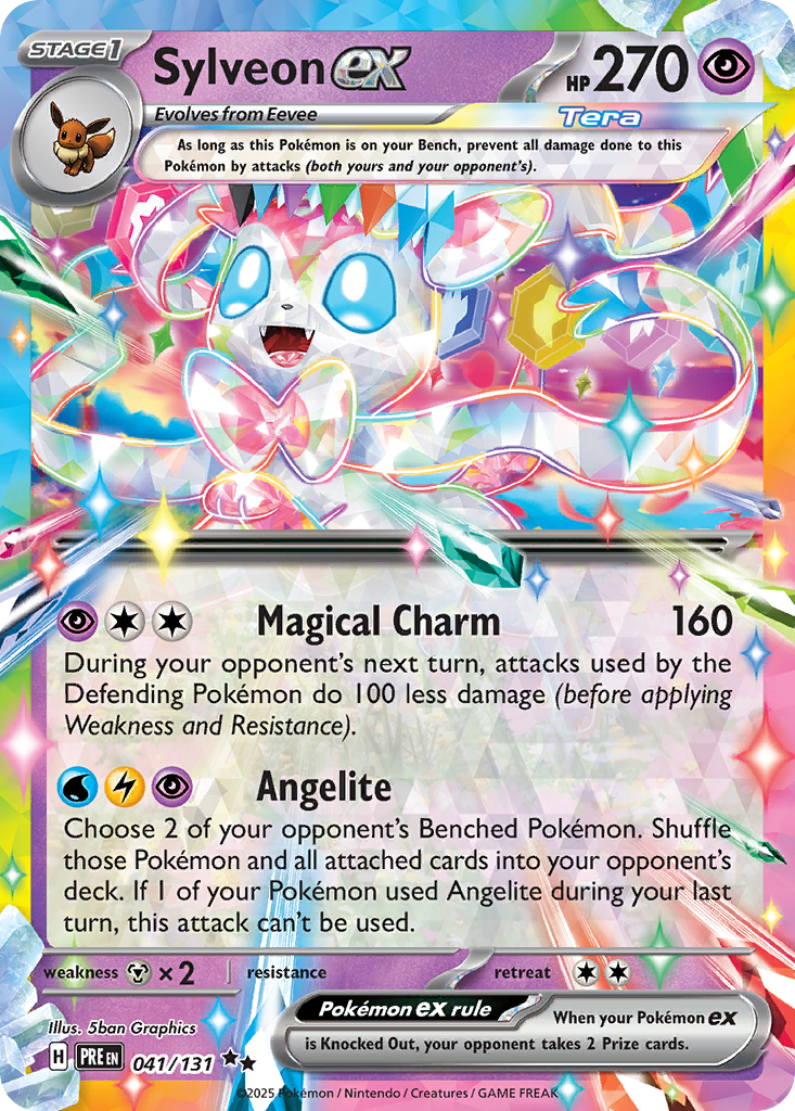 Sylveon ex - Prismatic Evolutions (Double Rare) [PRE-41] English / Near Mint / Normal