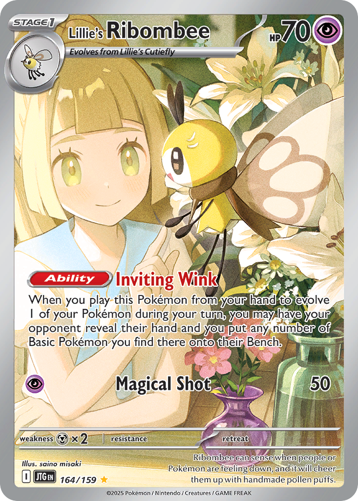 Lillie's Ribombee - Journey Together (Illustration Rare) [JTG-164] English / Near Mint / Normal