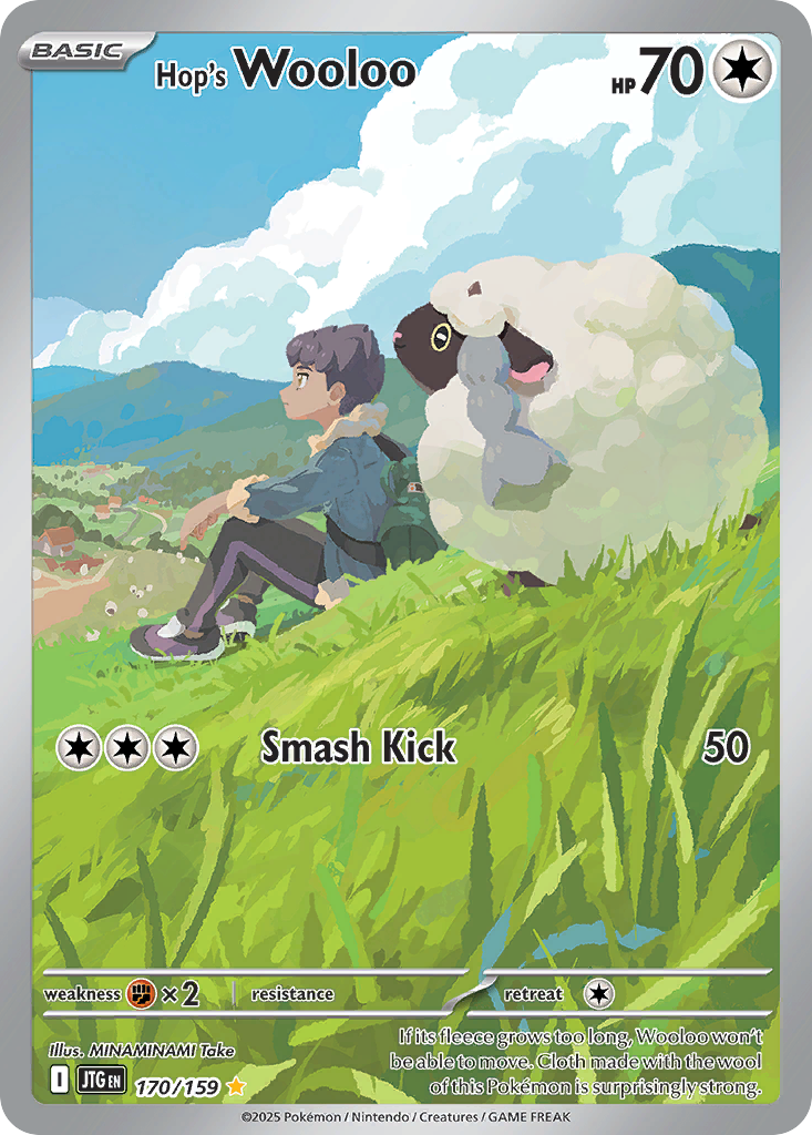 Hop's Wooloo - Journey Together (Illustration Rare) [JTG-170] English / Near Mint / Normal