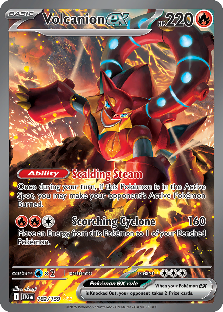 Volcanion ex - Journey Together (Special Illustration Rare) [JTG-182] English / Near Mint / Normal