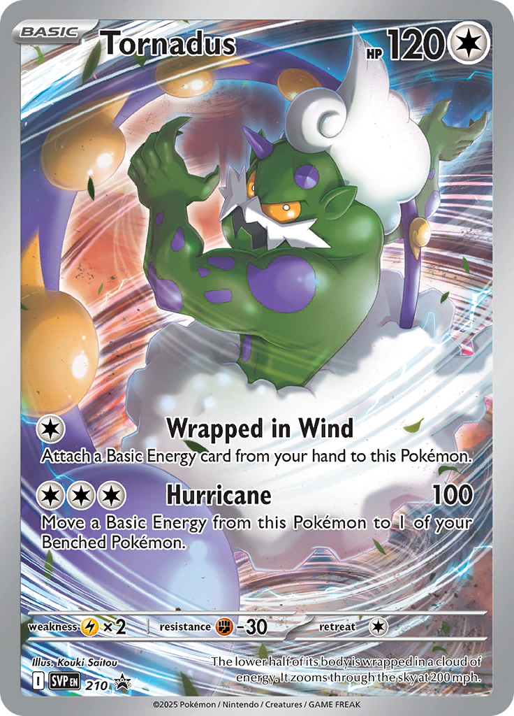Tornadus - Scarlet & Violet Black Star Promos (Promo) [PR-SV-210] English / Near Mint / Normal