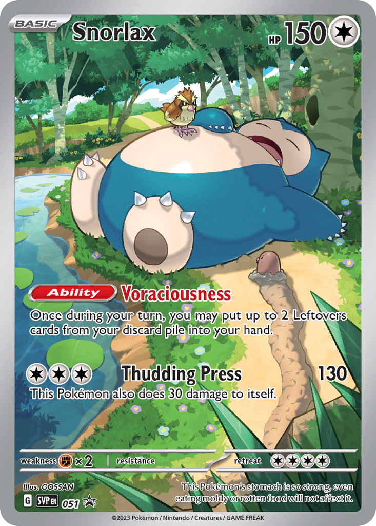 Snorlax - Scarlet & Violet Black Star Promos (Promo) [PR-SV-51] English / Near Mint / Normal