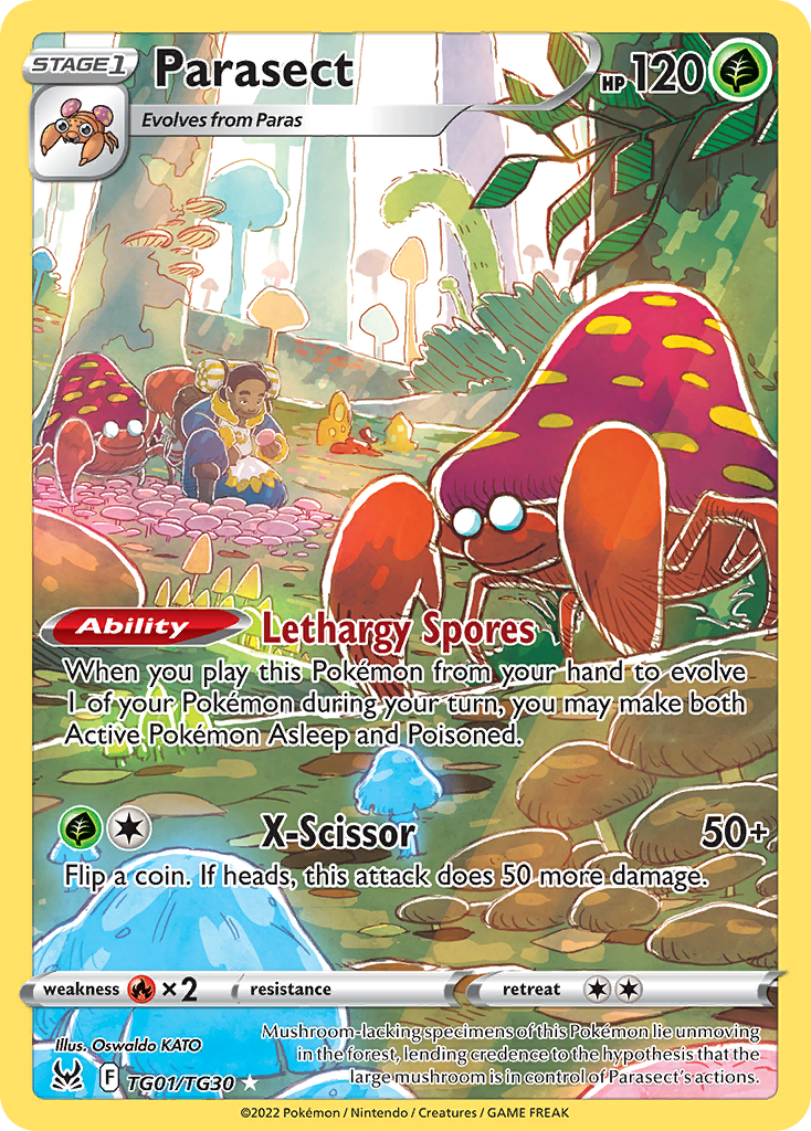 Parasect - Lost Origin Trainer Gallery (Trainer Gallery Rare Holo) [LOR-TG01] English / Near Mint / Normal
