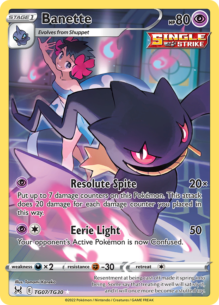 Banette - Lost Origin Trainer Gallery (Trainer Gallery Rare Holo) [LOR-TG07]