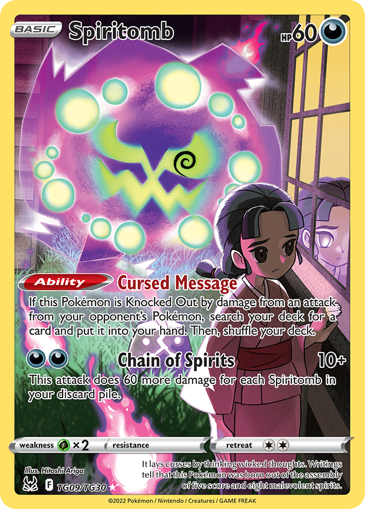 Spiritomb - Lost Origin Trainer Gallery (Trainer Gallery Rare Holo) [LOR-TG09] English / Near Mint / Normal