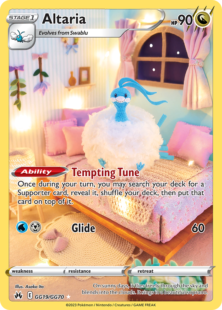 Altaria - Crown Zenith Galarian Gallery (Trainer Gallery Rare Holo) [CRZ-GG19] English / Near Mint / Normal