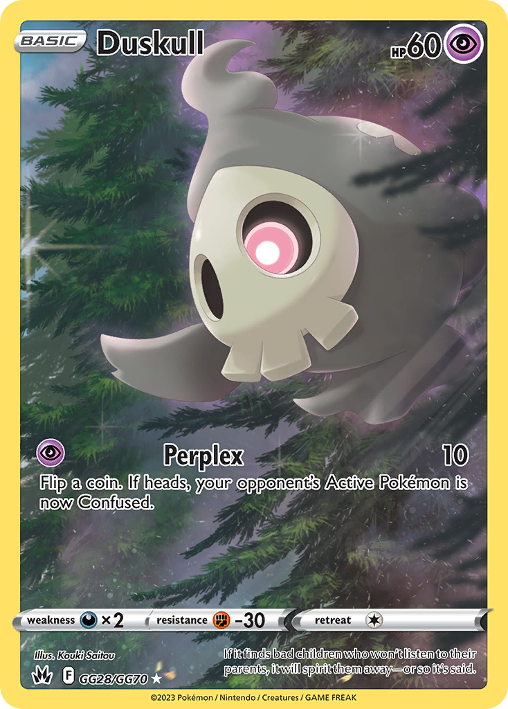 Duskull - Crown Zenith Galarian Gallery (Trainer Gallery Rare Holo) [CRZ-GG28] English / Near Mint / Normal