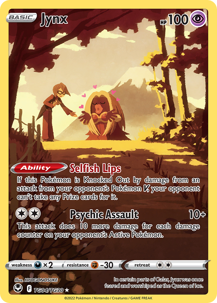 Jynx - Silver Tempest Trainer Gallery (Trainer Gallery Rare Holo) [SIT-TG04] English / Near Mint / Normal