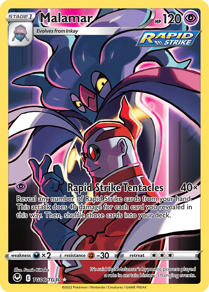 Malamar - Silver Tempest Trainer Gallery (Trainer Gallery Rare Holo) [SIT-TG06] English / Near Mint / Normal