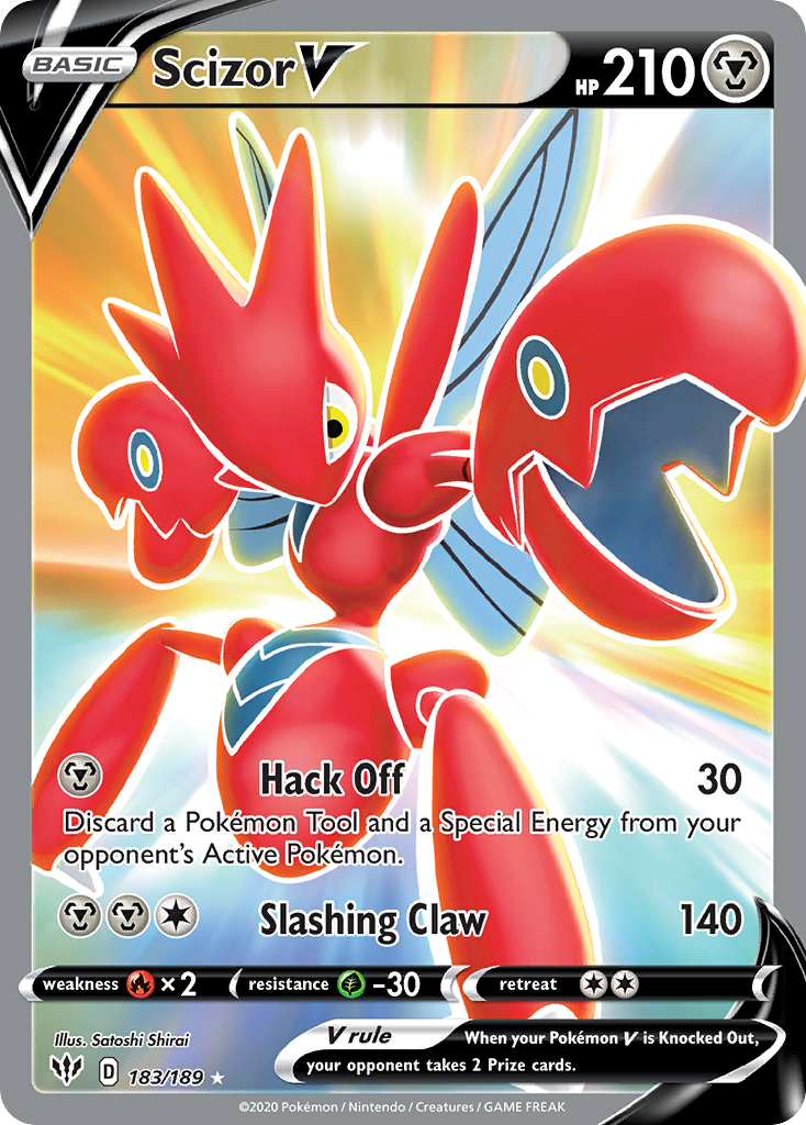 Scizor V - Darkness Ablaze (Ultra Rare) [DAA-183] English / Near Mint / Normal