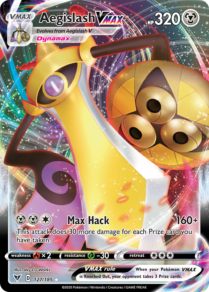 Aegislash VMAX - Vivid Voltage (Rare Holo VMAX) [VIV-127]