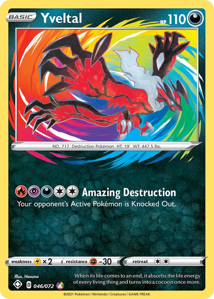 Yveltal - Shining Fates (Amazing Rare) [SHF-46] English / Near Mint / Normal