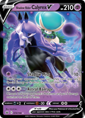Shadow Rider Calyrex V - Chilling Reign (Rare Holo V) [CRE-74] English / Near Mint / Normal