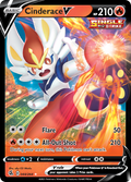 Cinderace V - Fusion Strike (Rare Holo V) [FST-44] English / Near Mint / Normal