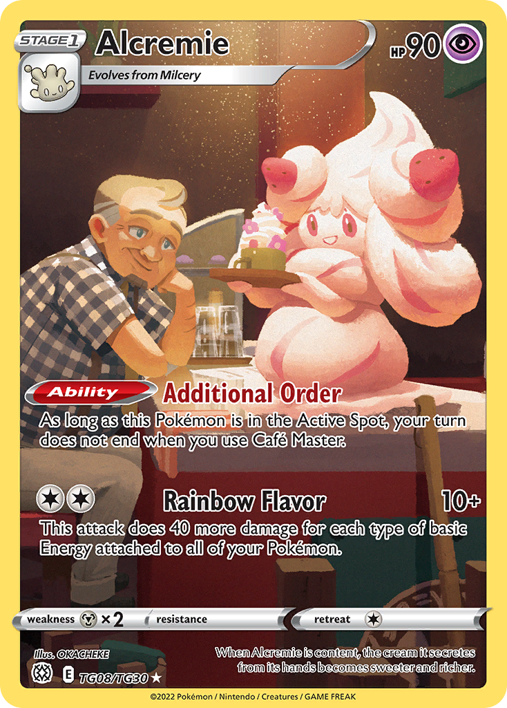 Alcremie - Brilliant Stars Trainer Gallery (Trainer Gallery Rare Holo) [BRS-TG08]
