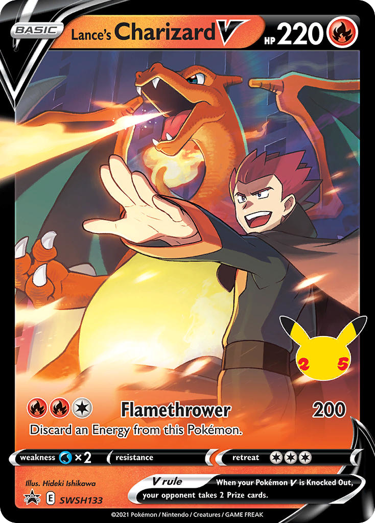 Lance's Charizard V - SWSH Black Star Promos (Promo) [PR-SW-SWSH133] English / Near Mint / Normal