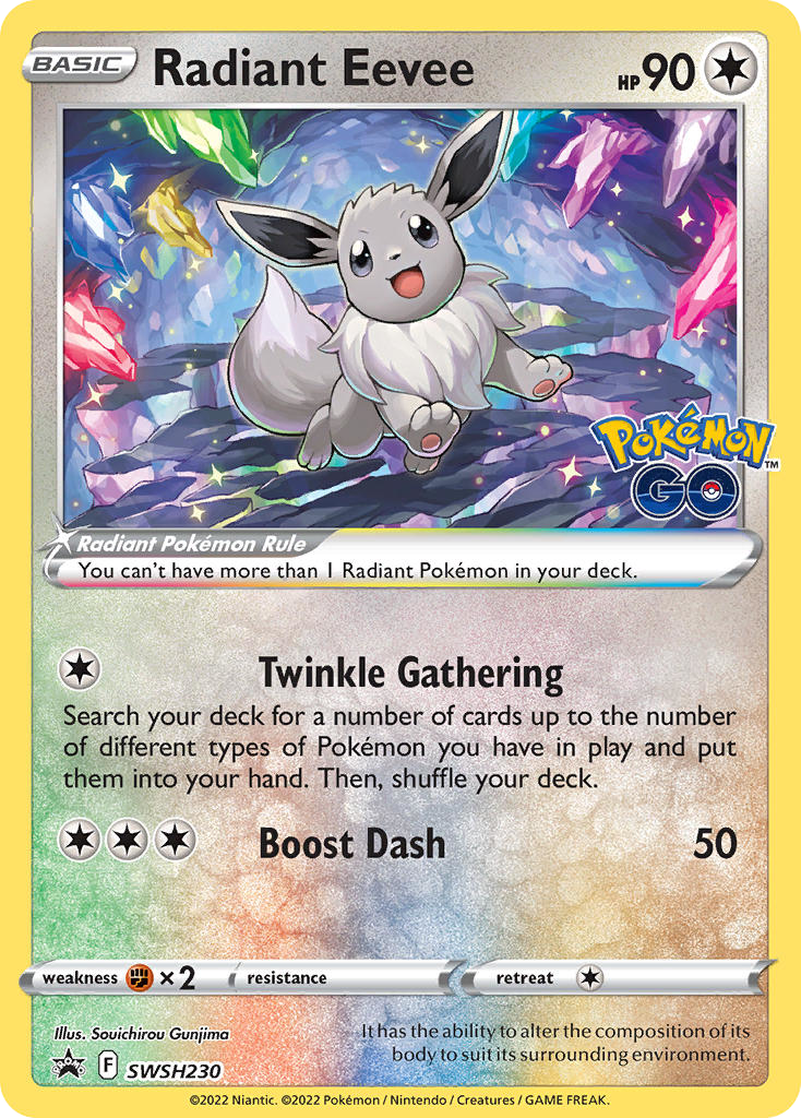 Radiant Eevee - SWSH Black Star Promos (Promo) [PR-SW-SWSH230] English / Near Mint / Normal