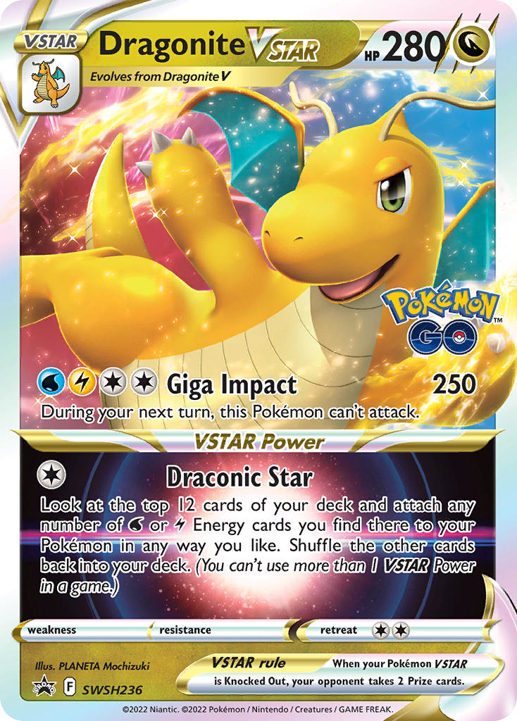 Dragonite VSTAR - SWSH Black Star Promos (Promo) [PR-SW-SWSH236] English / Near Mint / Normal
