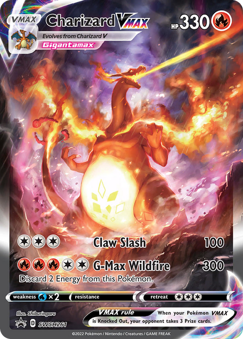 Charizard VMAX - SWSH Black Star Promos (Promo) [PR-SW-SWSH261] English / Near Mint / Normal