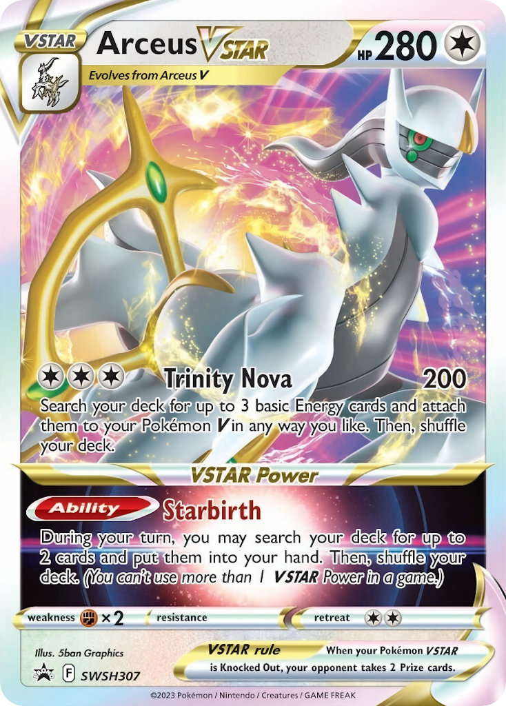 Arceus VSTAR - SWSH Black Star Promos (Promo) [PR-SW-SWSH307]